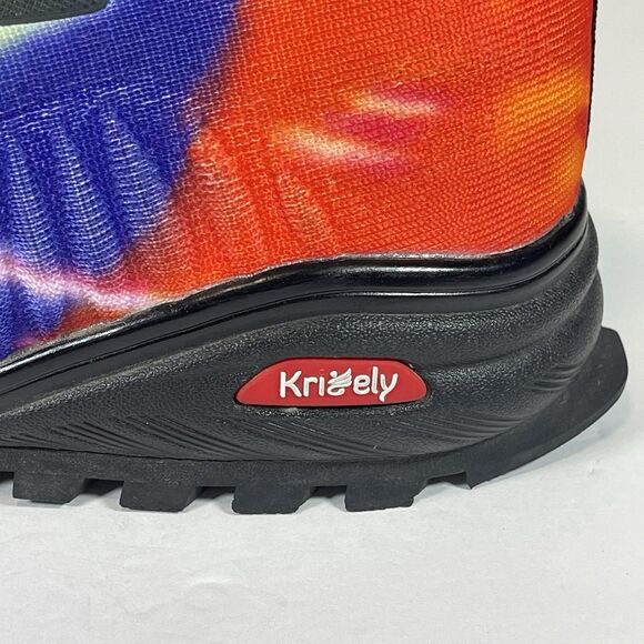 Kricely Trail Shoes Men\'s Size 14 Tie Dye Rainbow Running Walking Sneakers 1903 main image 5